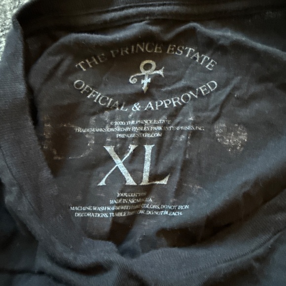 Prince Sign O The Times Tour Shirt Official Reprint XL - Picture 2 of 3